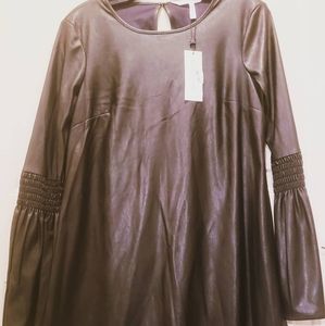 BCBG Vegan Leather Dress (NWT)